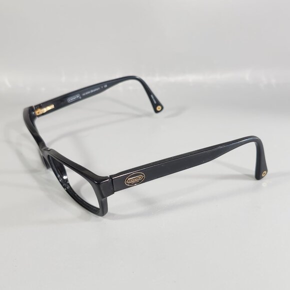 Coach Eyeglasses HC 6040 Brooklyn Frame Only 5002 Black Rectangle 50 16 135 - Picture 12 of 16
